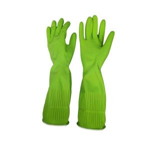 قیمت عمده دستکش ظرفشویی گیلان مدل گلبرگ ساق بلند 